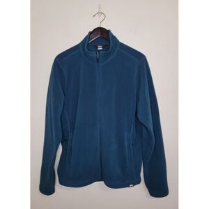 REI Co-op Women's Size XL Full Zip Fleece Jacket Teal Hiking Outdoors Gorpcore